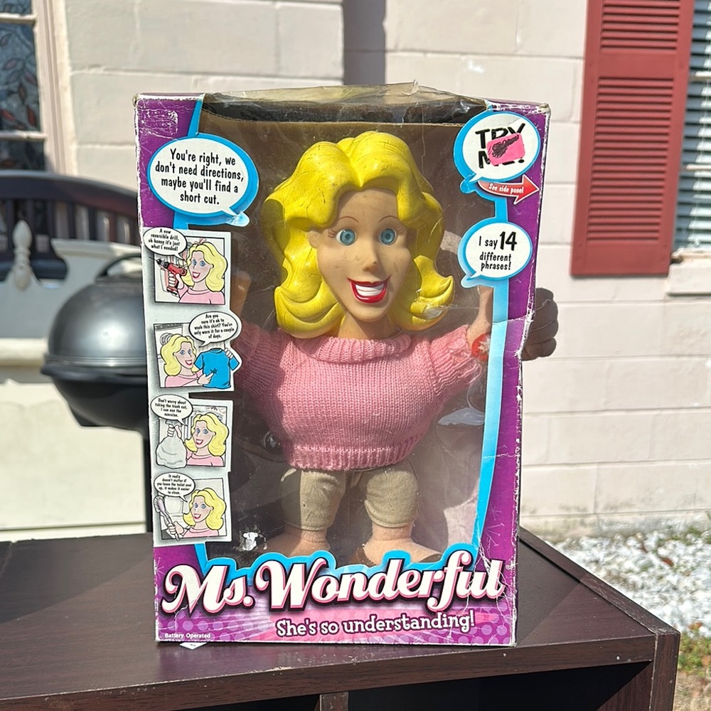 Ms. Wonderful Doll in Pink with Bright Yellow Hair
